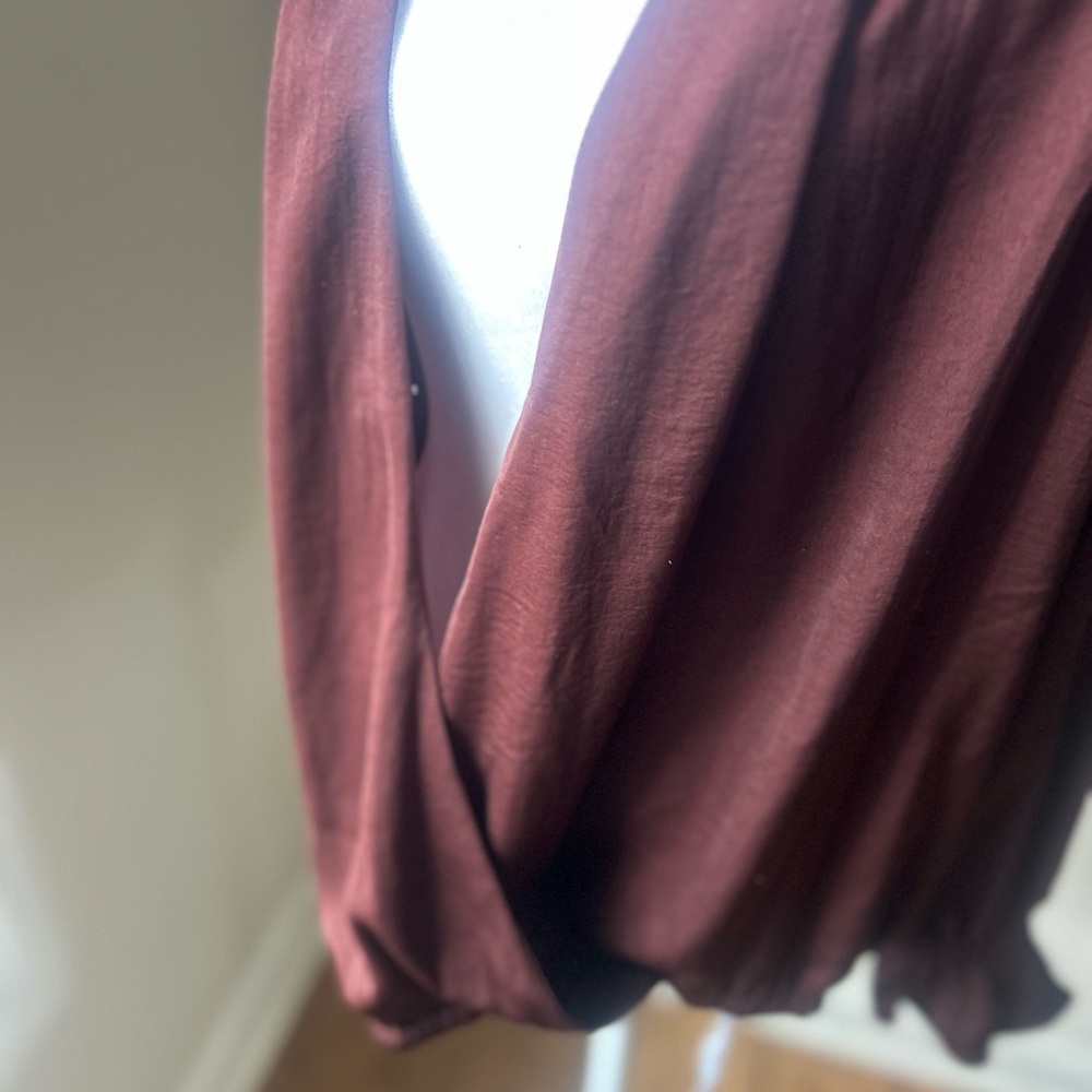 Banana Republic Rich Brown Blouse - Picture 6 of 16